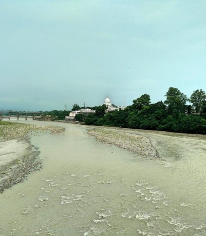 Paonta Sahib, located at the banks of river Yamuna